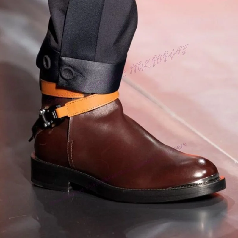 Рисунок 2 - Коричневые мужские ботинки на ремешках