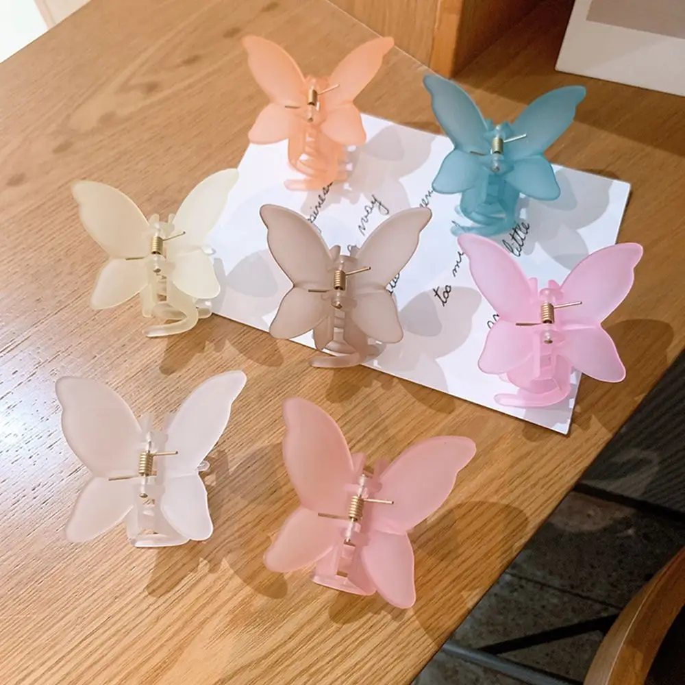 Hair Claw, Hair Clips, Hair Accessories Mini Butterfly Hairpin Barrettes Colorful Hair Claw Women Girls Crab Hairpins Headband Styling
