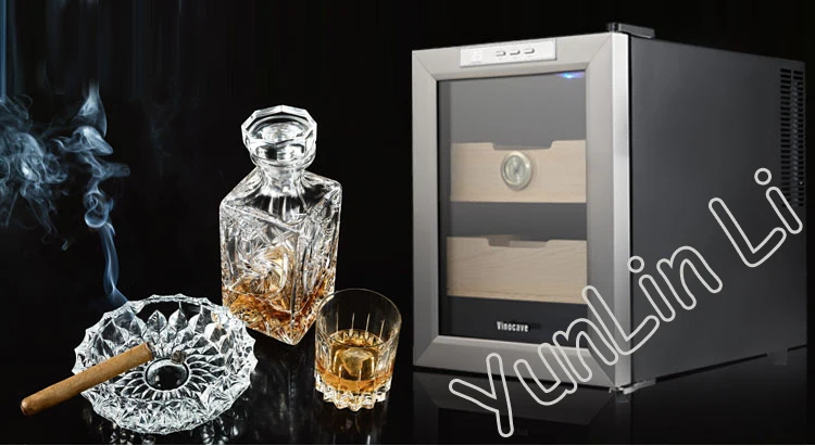 Electronic Cigar Cabinet Constant Temperature Humidity Cigar Cabinet Household Low Noise & Large Capacity SC-12AH