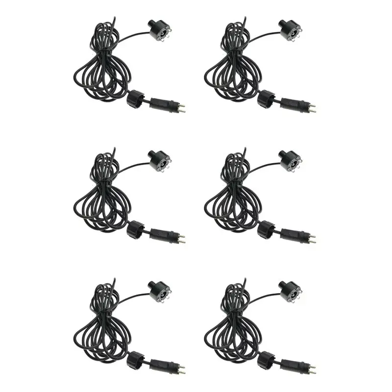 ABFU-6X RGB 6 LED AC12V 워터 분수 조명 (2핀 연결 방식) 수중..