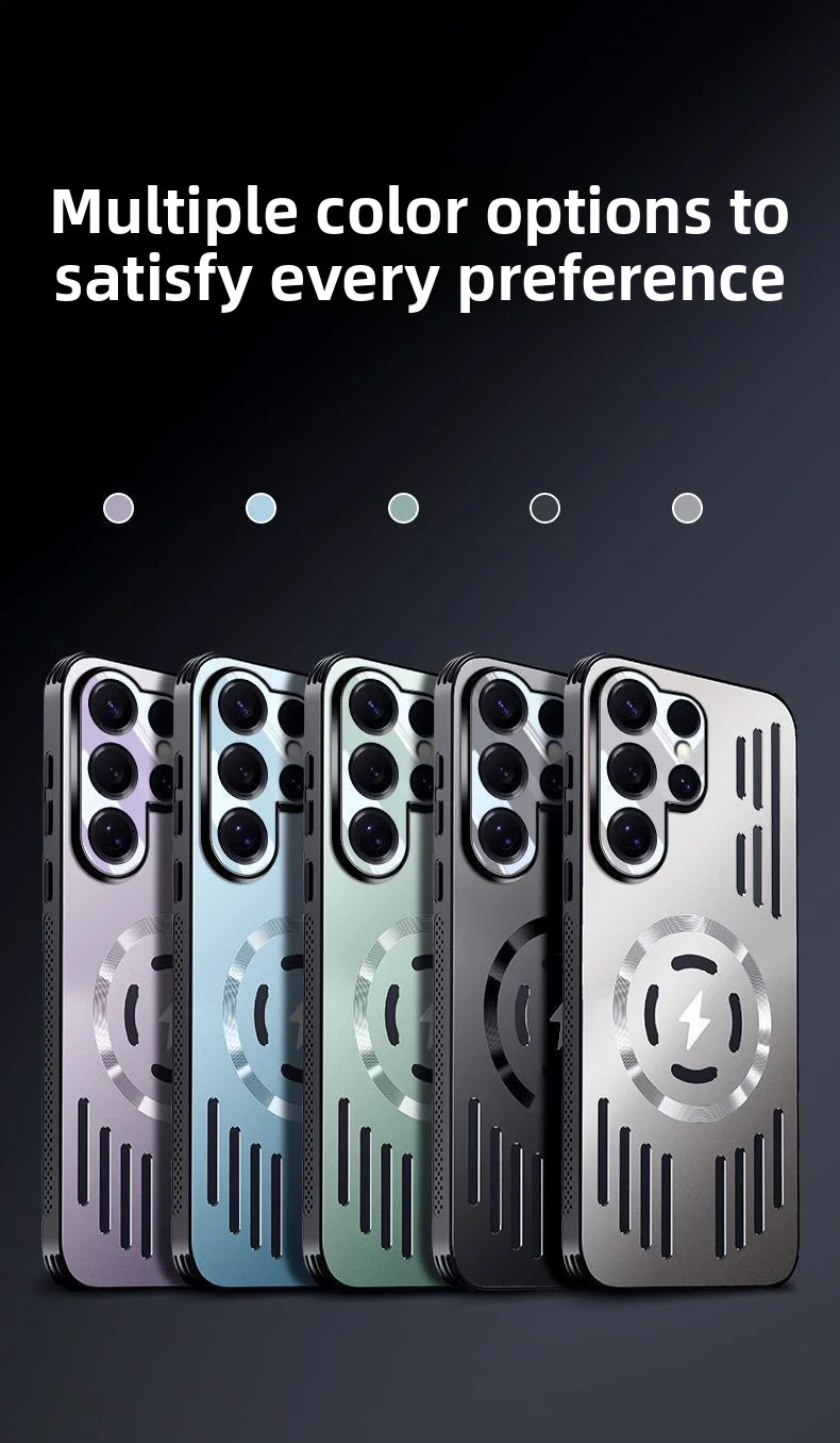 Premium Hard Metal Heat Dissipation Magnetic Protective Phone Case