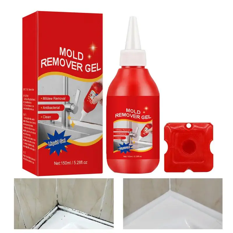 

Washing Machine Mold Remover 5.07oz Bathroom Tile Mold Remover Multifunction Household Washer Mold Cleaning Agent For Gasket