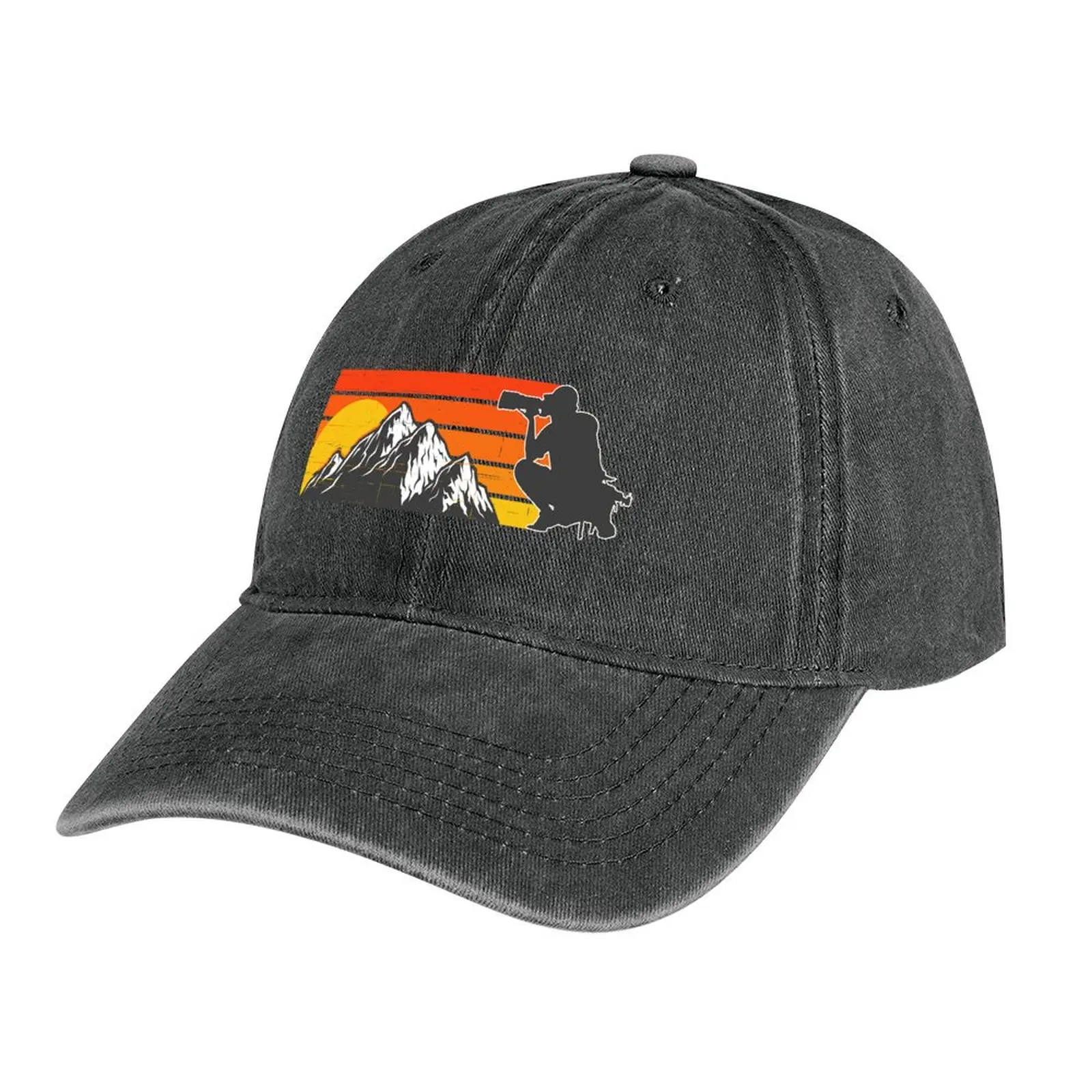 

Photographer Vintage Camera Retro Cowboy Hat Bobble Hat Sun Hat For Children derby Women's Hats 2024 Men's