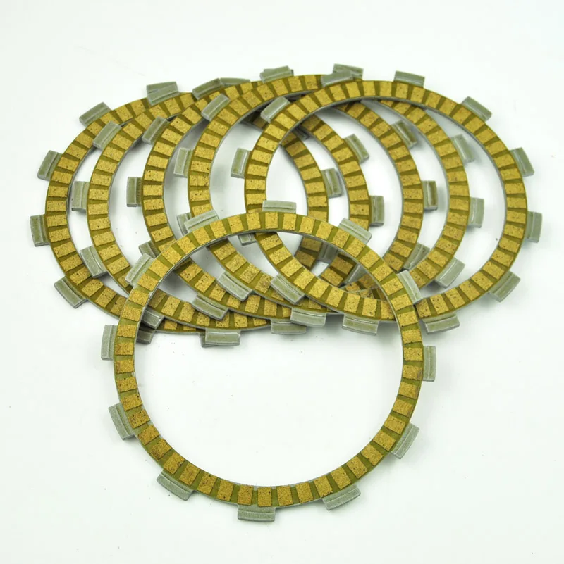 

6PC Motorcycle Friction Clutch Disc Plates For Suzuki DR500 SP500 81-83 SP600 85 LS650 S40 Boulevard 05-19