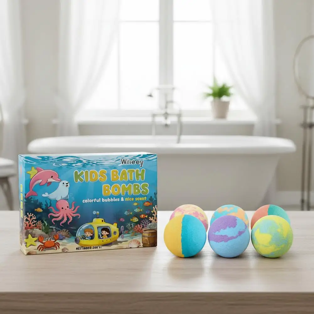 Sfera Effervescente per Bagno Divertente, Delicata Idratazione, Pulizia della Pelle, Profumata, per Relax e Cura del Corpo, Regalo - immagine 4