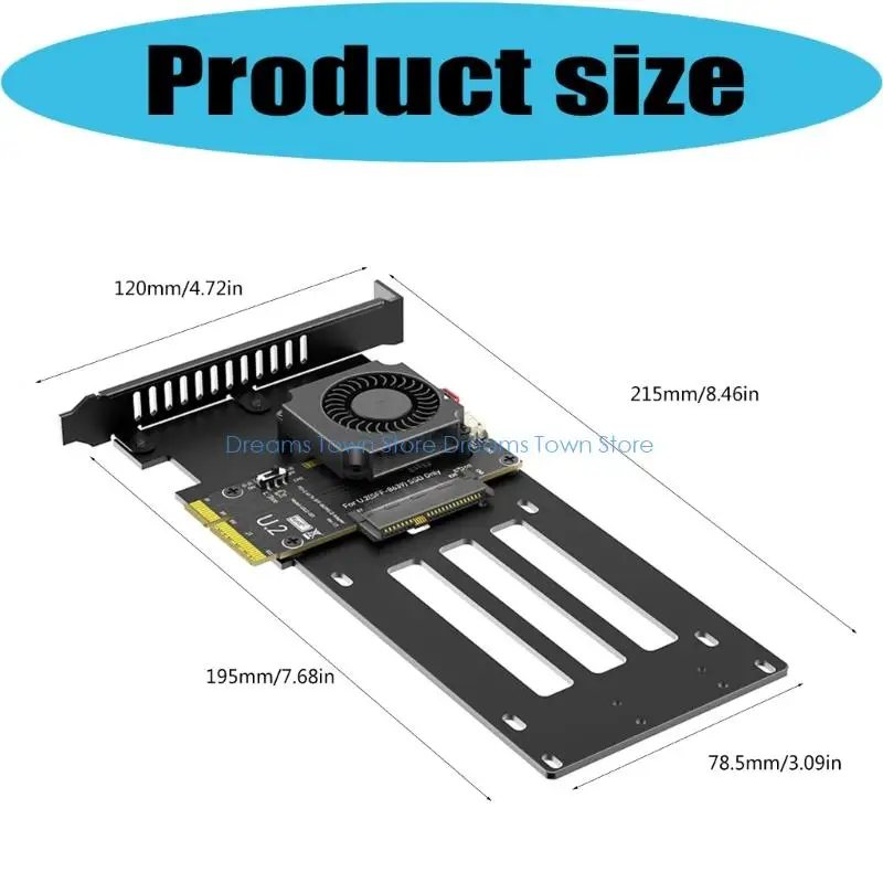 HX6A 빠른 속도의 데이터 처리를 위한 효율적인 U.2 드라이브 PCIe 5.0X4 확장 카드