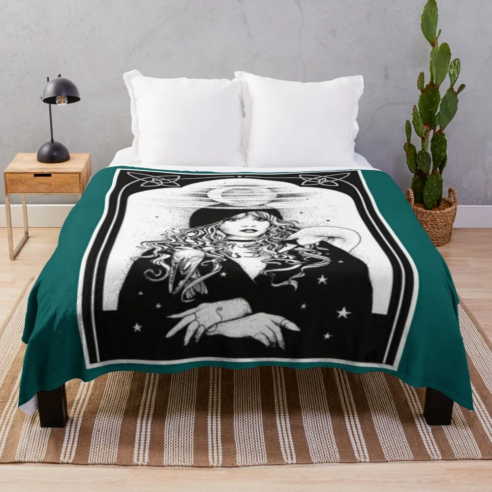 

Stevie Nicks Vintage Stevie Nicks Legend Live Forever Love Music Throw Blanket Plaid on the sofa Heavy Blanket Blankets For Bed