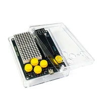 Console de jeu électronique à 7 pixels, Kit de bricolage, 51 microcontrôleurs, jeu de puzzle pour les amateurs d'électronique pour apprendre à souder le bricolage 5