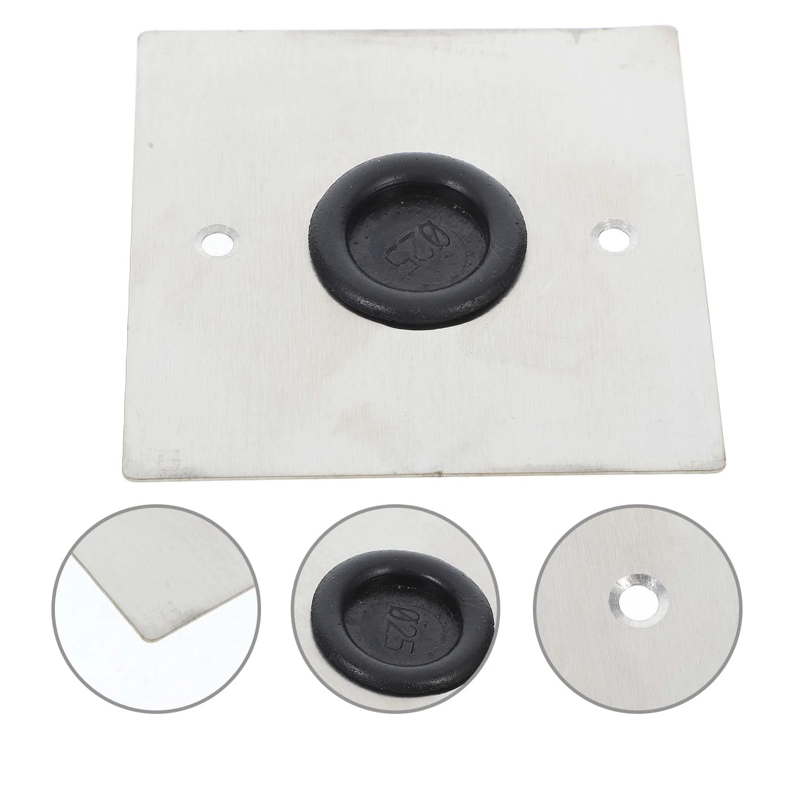 Stainless Steel Socket Cover Electrical Face Plates Covers Switch Decorative Panel Light