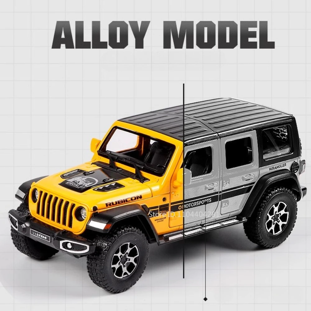 Diecast Wrangler Rubicon with Sound and Light Features