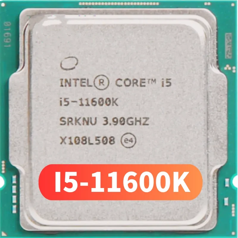 Processore Cpu Intel Core I5-11600K I5 11600K 3.9Ghz A Sei Core A Dodici Thread L3 = 12M 125W Lga 1200 Nuovo Intel Core I5-11600K I5