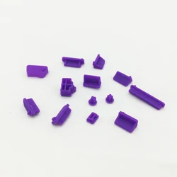 Universal Silicone USB Anti - Dust and Waterproof Plugs for Laptops (16 - Piece Set) (PURPLE)
