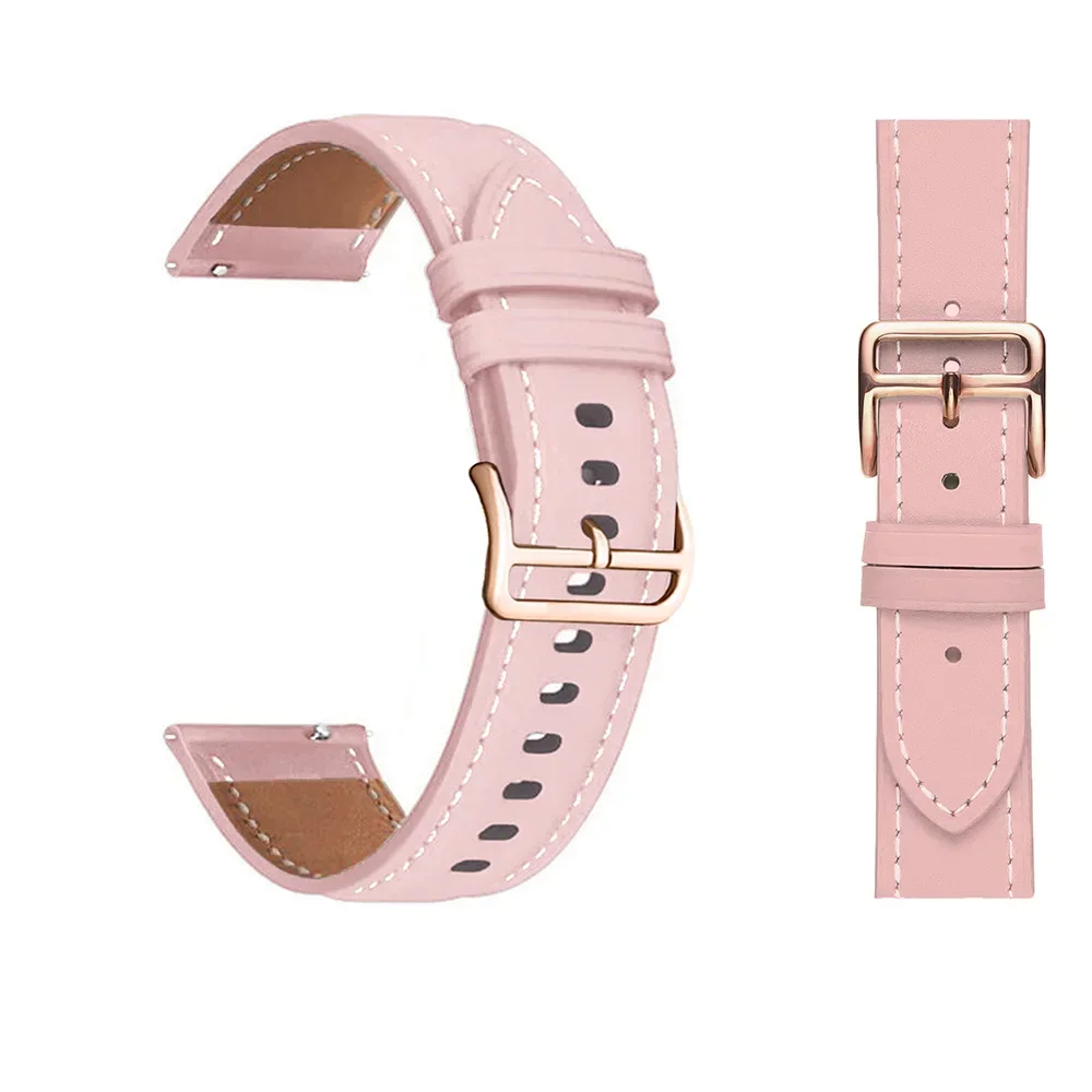 Premium 20mm Leather Watch Band Strap