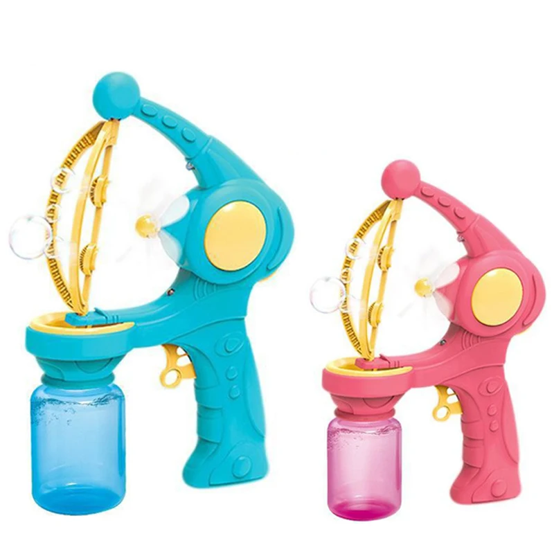 Bubble Gun Blowing Soap Bubbles Machine Automatic Toys Summer Outdoor Party Play Toy For Kids Birthday  Park Children's Day Gift 3