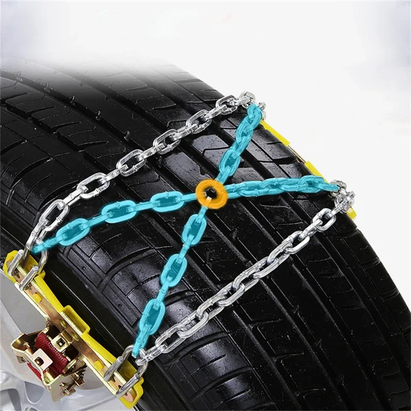 Universal Steel Truck Car Wheels Tyre Tire Snow Chains Belt Winter Anti-skid Vehicles SUV Wheel Chain Mud Road Safe Safety