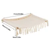 Cat Hammock Wall Mounted Shelf Qiang's Tassel Cat Hammock Cat Furniture for Sleeping, Playing, Climbing and Resting 5