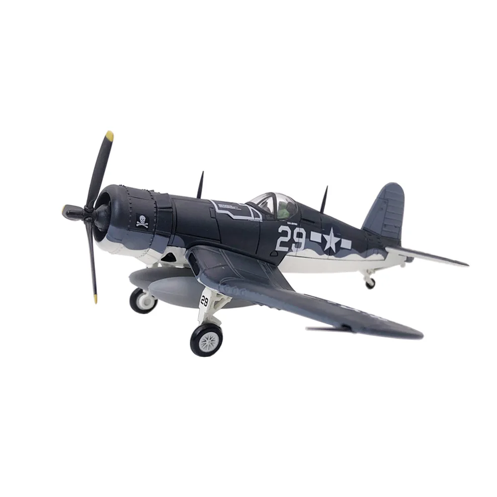 1/72 Scale WW2 US F4U-1 F4U Corsair Dragon Fighter Aircraft Metal Military Plane Diecast Model Toy Children Collection or Gift