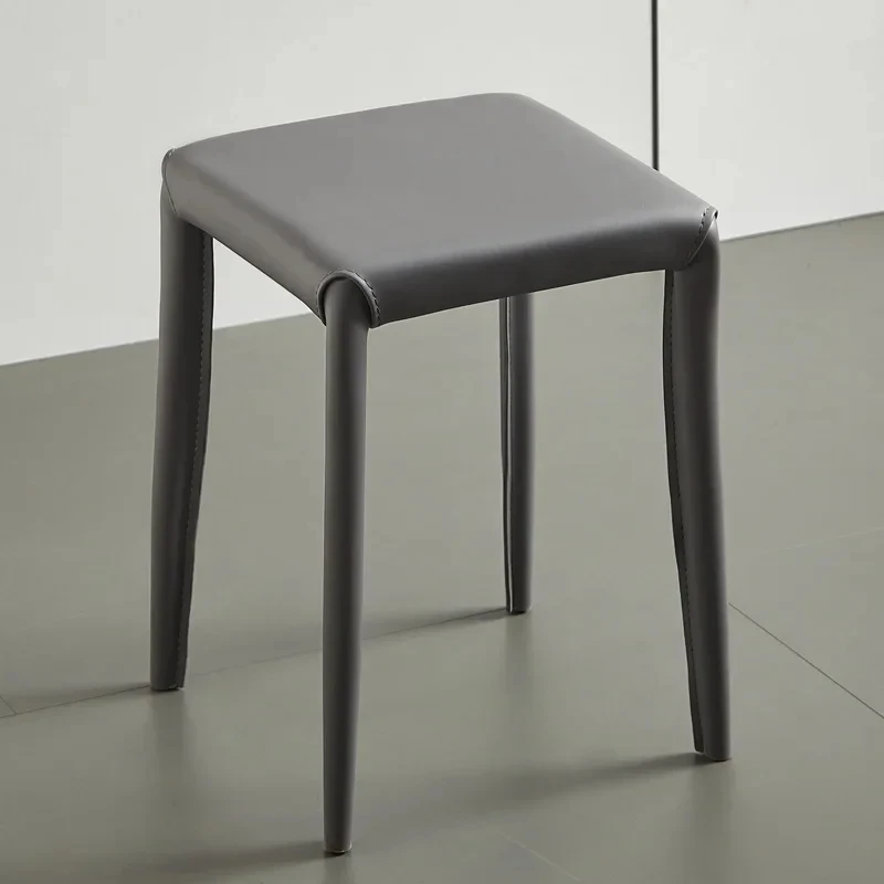 

CX115UI Stool Makeup Sofa Chair Leather Patio Balcony Beauty Salon Dining Chairs Hairdresser Portable Dinette Sillon Furniture