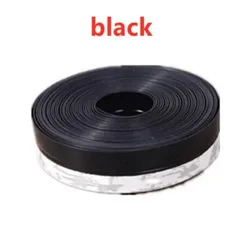 Self - Adhesive Silicone Weatherproof Door & Window Seal Strip - 35mm (Black)