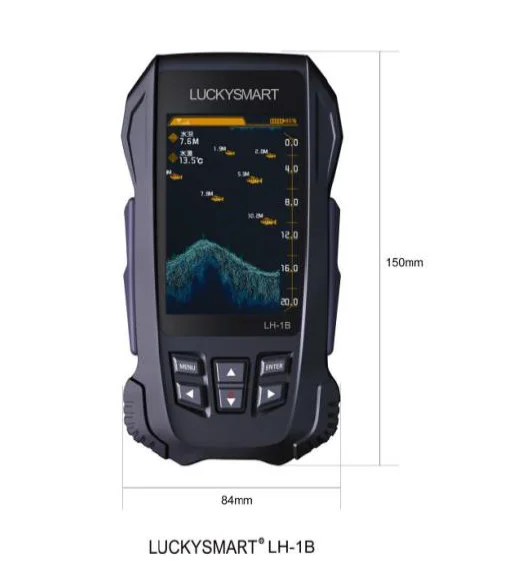 

LUCKYSMART LH-1B Colored LCD 100m(328ft) Wireless Range & 45M (148ft) Depth Coverage (OEM Packaging Available)