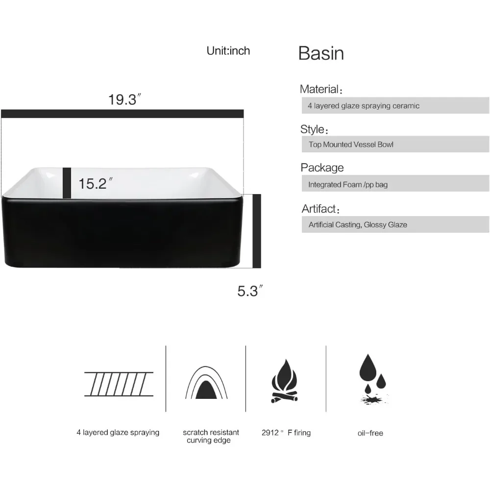 Bathroom Vanity, Modern Wall Mounted Bathroom Vanity with -Door and -Drawer, Modern Floating Bathroom Cabinet 4