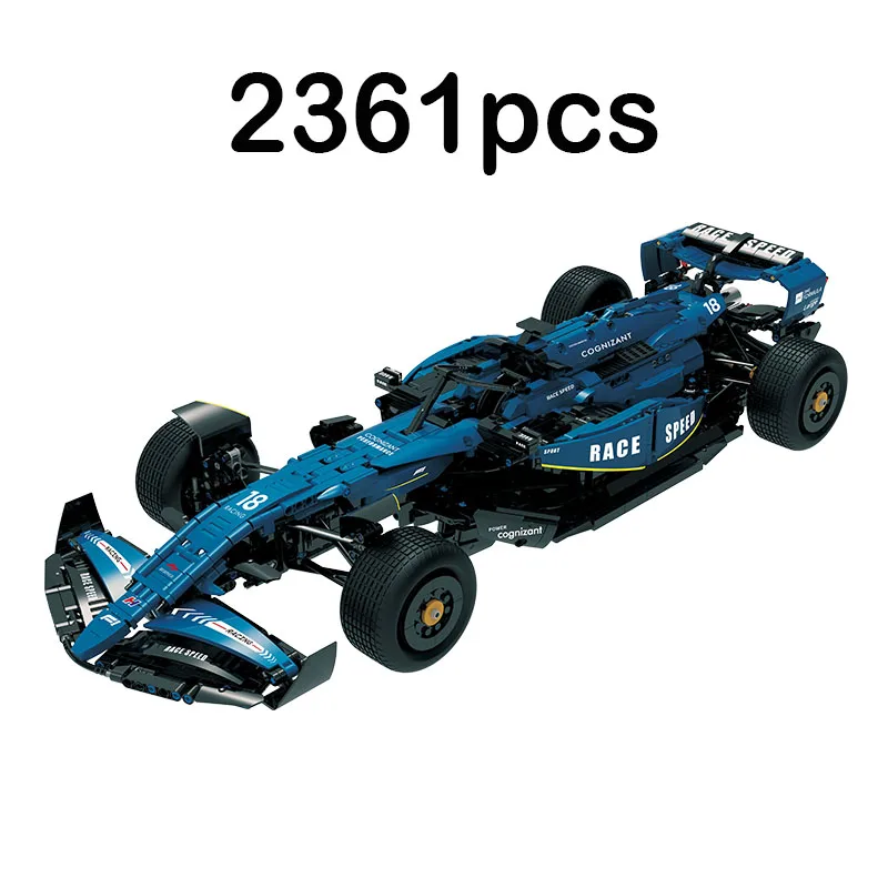 2361pcs 1:8 MOC Technical Racing Building Blocks Assembling Vehicle Bricks Model DIY Children's Toys Christmas Gift Set 1
