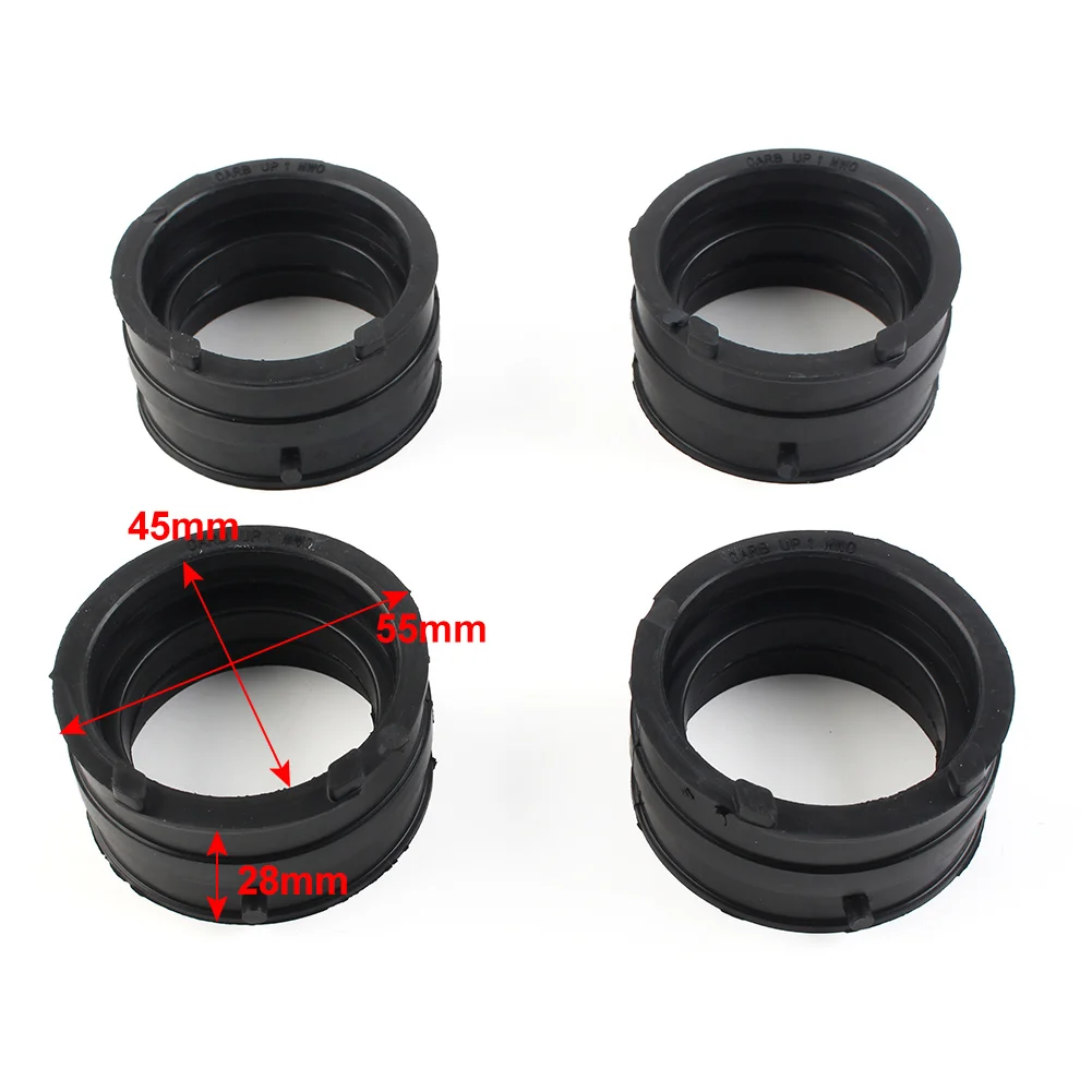 

4PCS Motorcycle Intake Manifold Carburetor Boots For Honda CBR900RR 1993 1994 1995 1996 1997 1998 1999