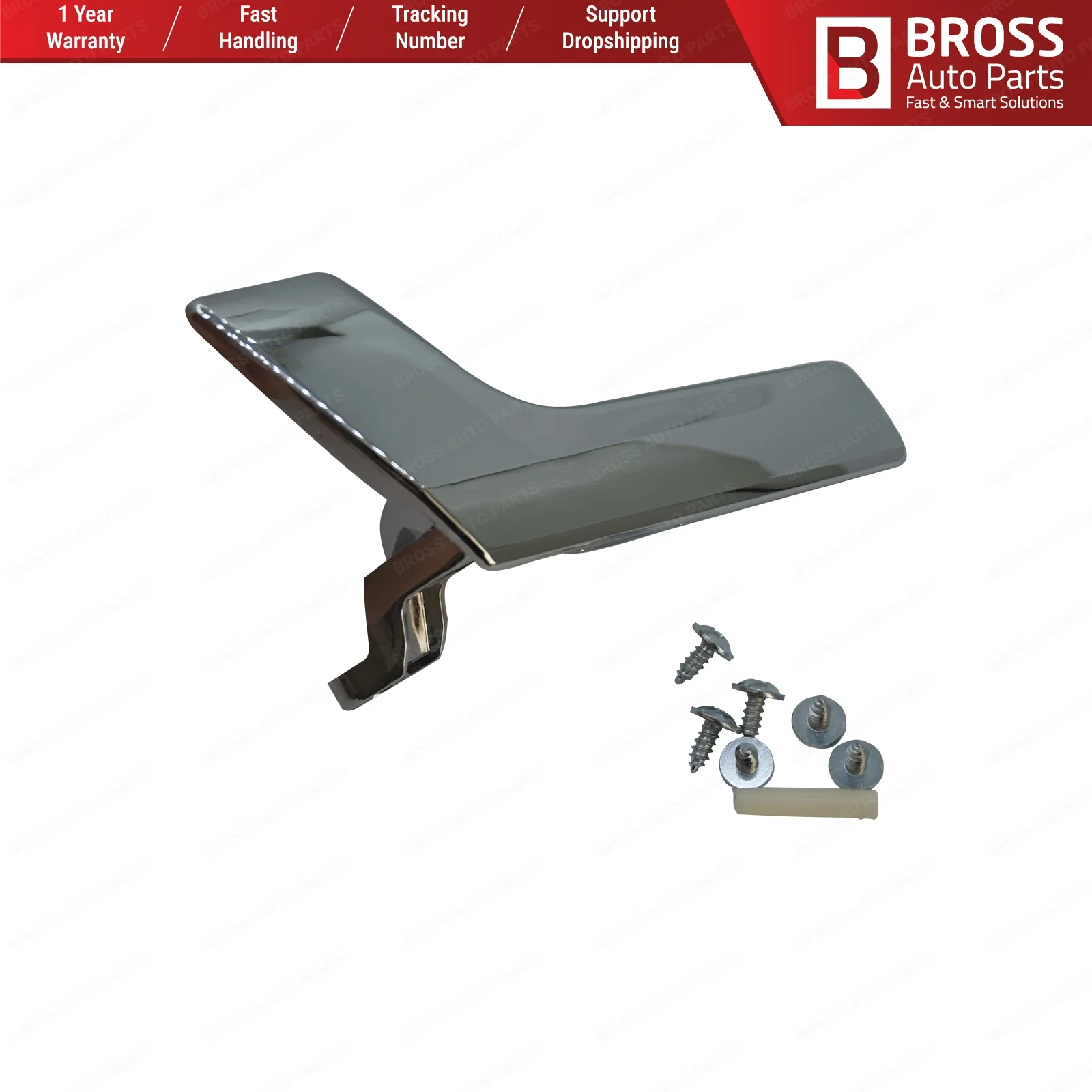 Bross автозапчасти BDP971 1 шт. ручка для межкомнатной двери яркая Хромированная