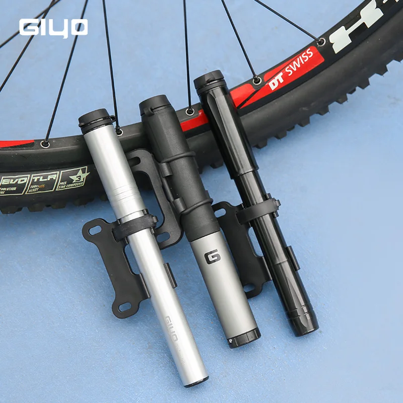 Giyo 120psi Portable Bicycle Pump Mini Bike Tyre Inflator MTB Road