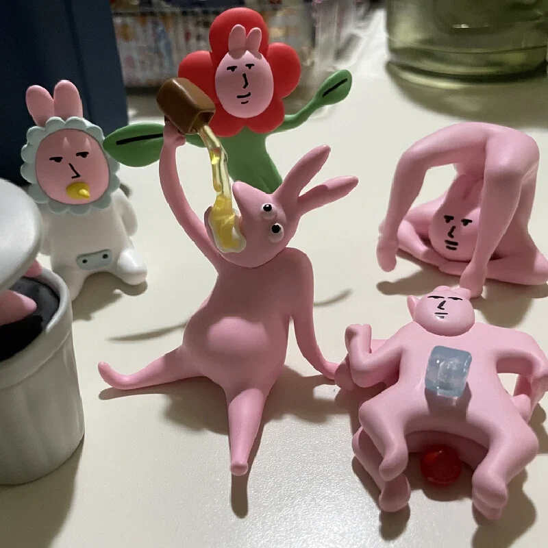 Mini Plzdot Pink Rabbit Abstract Series Mysterious Blind Box