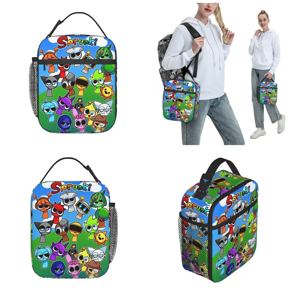 Lunch Bag Insulated Picnic Food Container Portable Cooler Thermal Bento Box