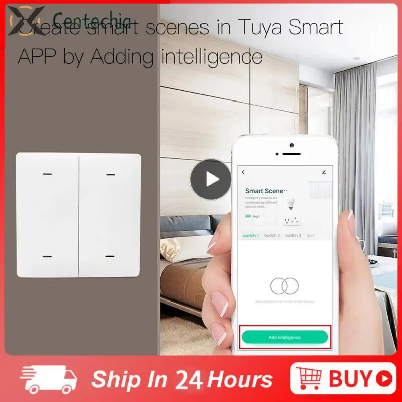 

Умная бесшовная интегрированная удобная система управления автоматизирует ваш дом Беспроводная и простая установка Tuya