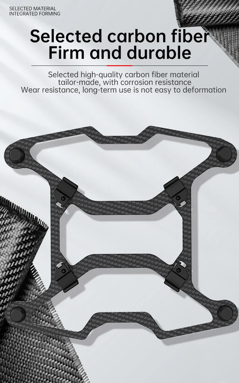 RCSTQ Carbon Fiber Bottom Armor For  Avata 2 Protective Anti-Collision Bottom Ar