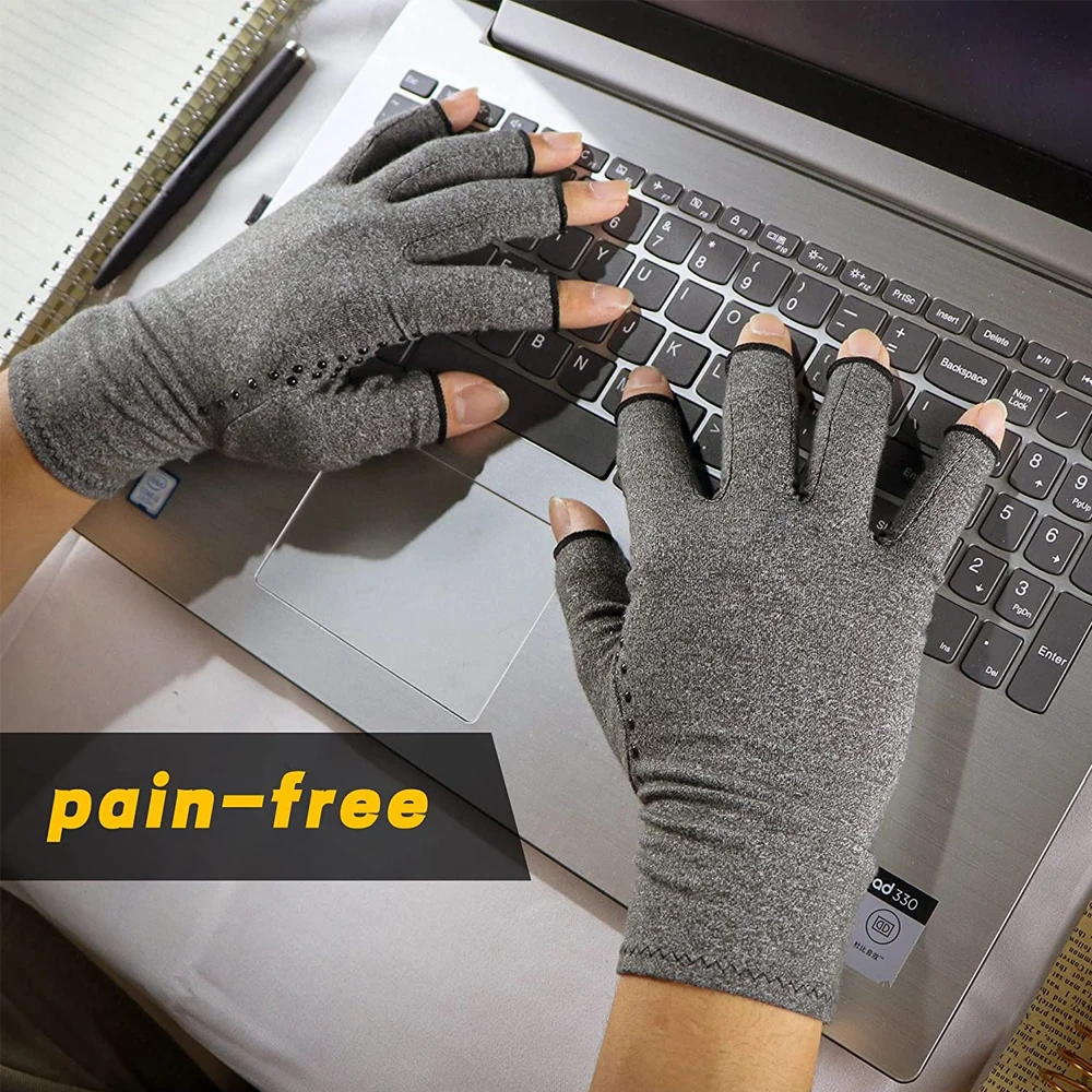 Compression Gloves 1 Pair Anti Arthritis Health Therapy