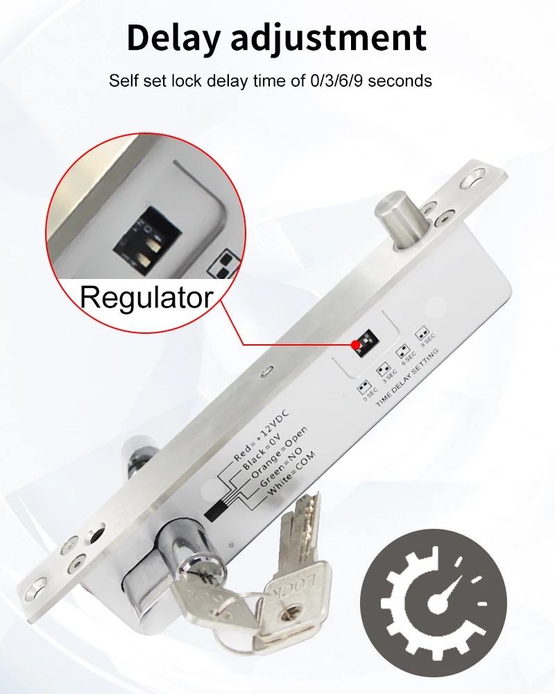 Electric Bolt Lock Fail Secure Electromagnetic Lock for Door Access Control Syst
