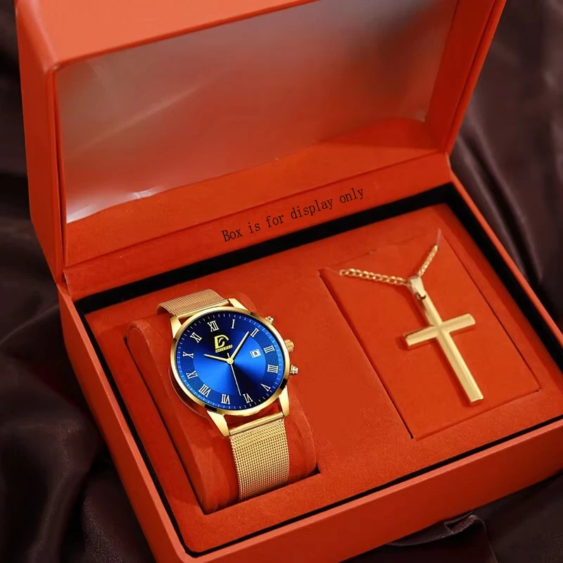 Quartz wristwatches belt calendar mens watches creative fashion quartz wrist watch male clock main image 0