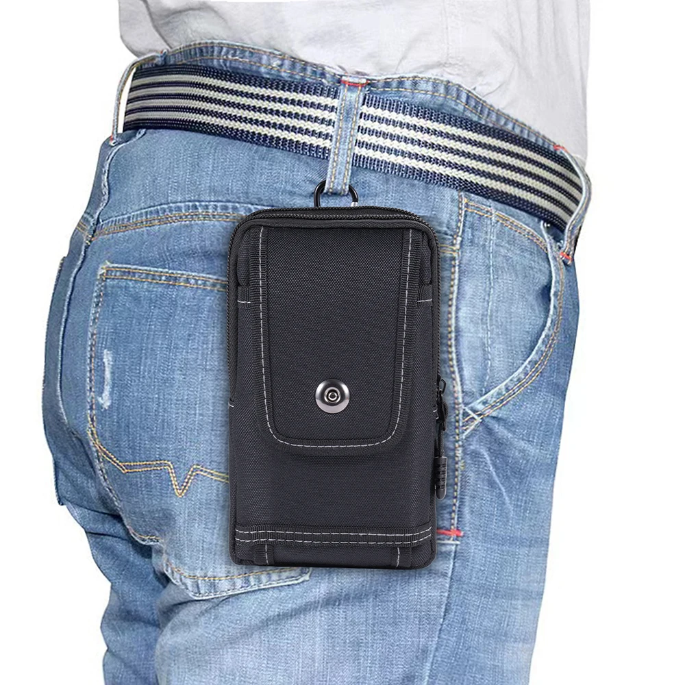 Tactical Molle Bag Sports Belt Waist Bag Men Double Layer Mobile Phone Pouch Camping Hunting Fanny Pack Utility EDC Pack 3