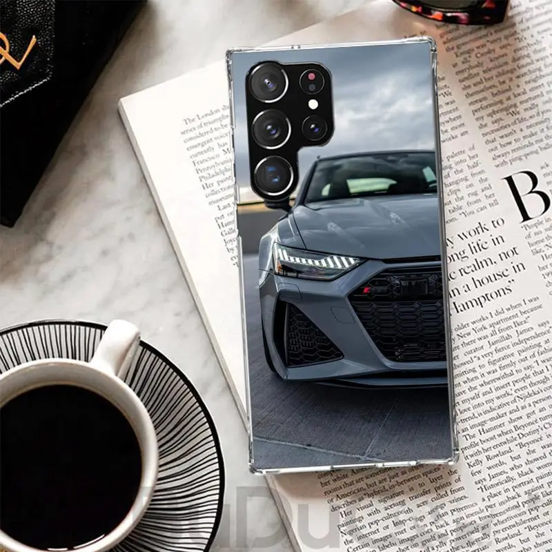 Luxurious Supercar-Themed Galaxy Phone Case with Premium Sport Cover Design
