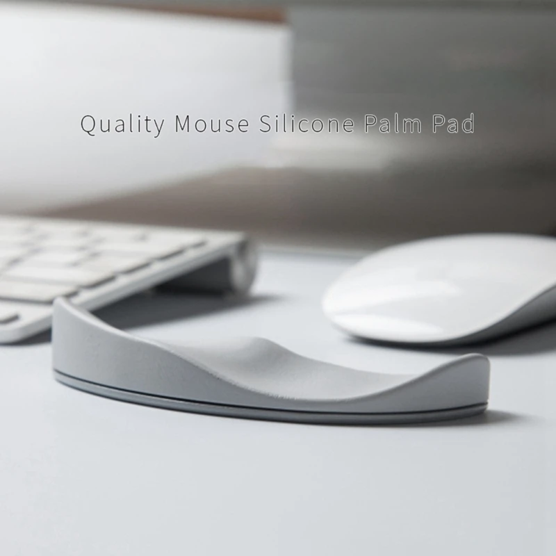 Mouse Wrist Rest Silicone Hand Cushion Soft Pad Palm Support Moves With Wrist Business Office Computer Game Durable Armrest — view 4