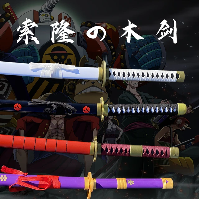YDDZ Juego de rol de Katana de Anime de Madera Katana Japonesa Asesina de  Demonios Amantes del Anime Modelos de Armas y Espadas Hechas a Mano  Juguetes