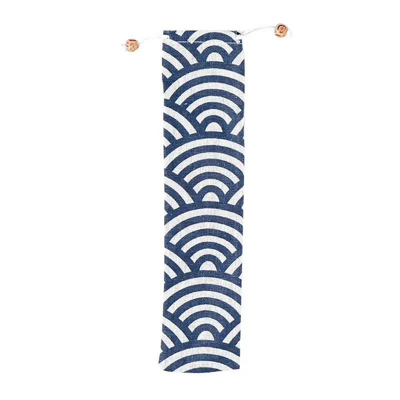 Straw Carrying Case, Straw Pouch, Travel Bag for Stainless Steel, Glass, Silicone, Bamboo, Cutlery and Cleaning Brush Reusable 5