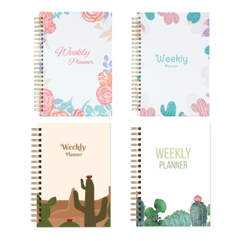 Weekly Monthly Planning Schedule Retro Coil Coil Planner This To Do List  Improve Productivity Manual sharkbang creative 120 sheets weekly planner memo pad notepad to do list blank notebook paperlaria retro mini pocket book
