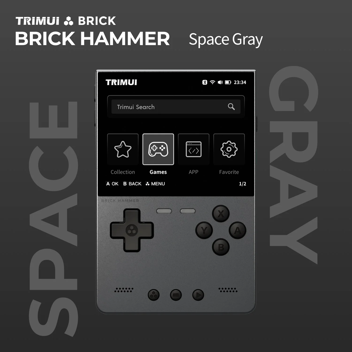 Handheld Retro Game Console With Metal Body And Ips Screen_voghion.com