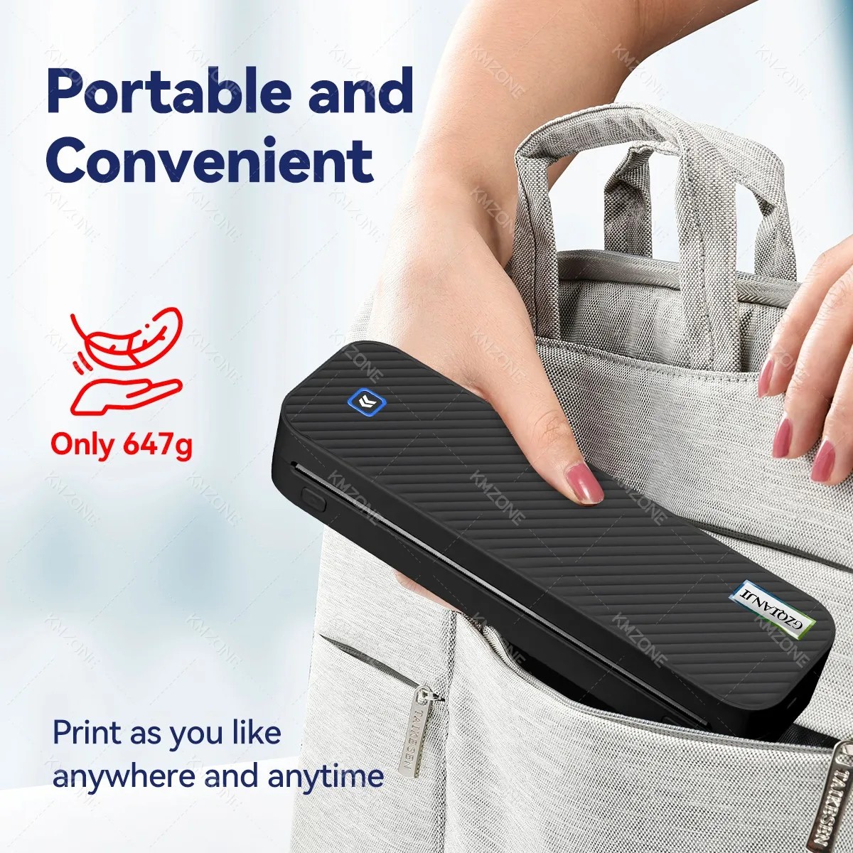 Portable A4 Thermal Printer Inkless Bluetooth Photo PDF Document Printer Memo Note Tattoo Print Wireless Tattoo Stencil Printer