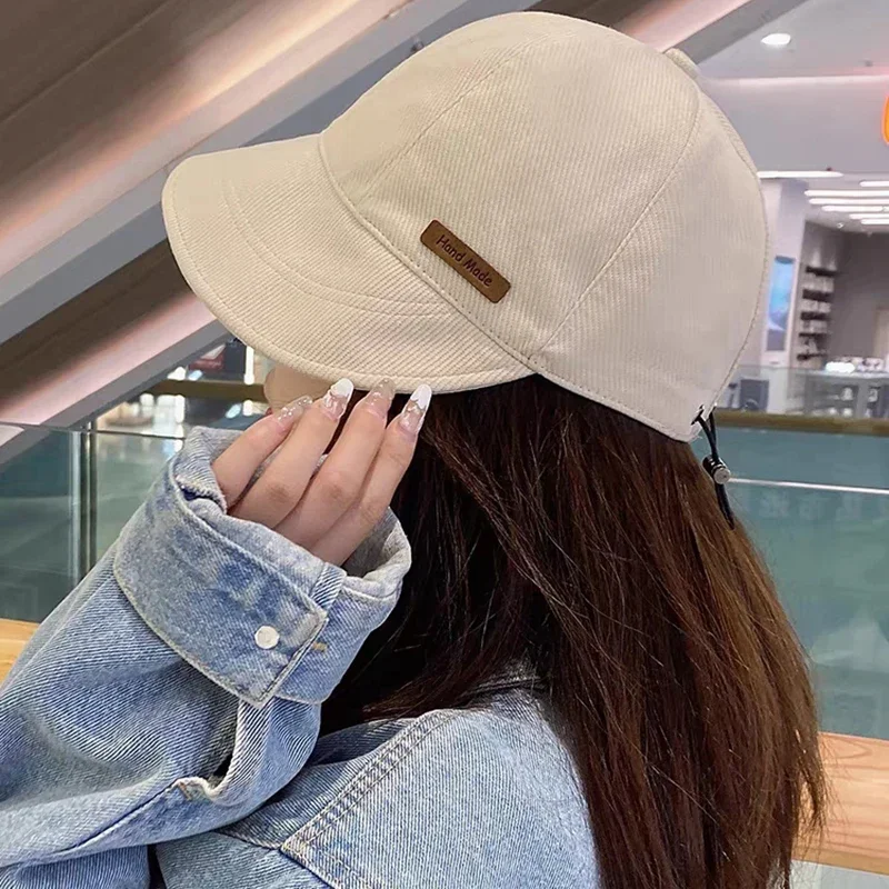 Women's Foldable Sunhat Summer Outdoor Beach Fisherman Hat Sunscreen UV Protection Adjustable Cotton Wide Brim Bucket Caps sun hat fisherman hat sun protection hat