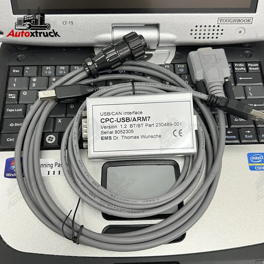 

For Toyota BT TruckCom ToyotaBT EMS CAN suite Service Communication Interface ARM7 forklift truck diagnostic tool