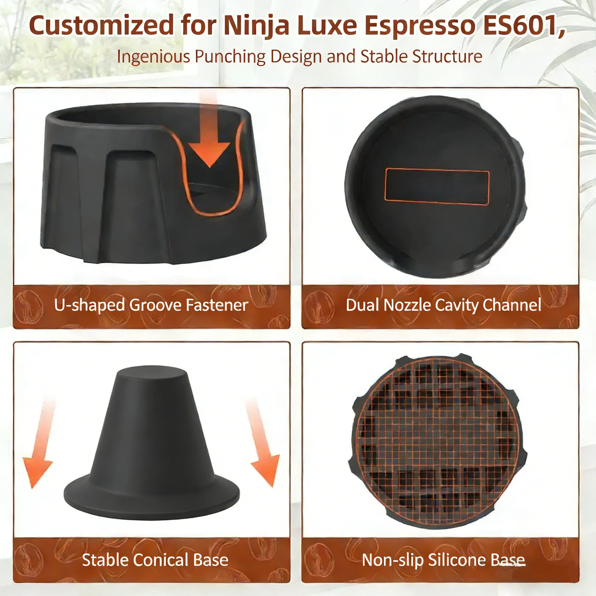 قاعدة فلتر قهوة فاخرة نينجا