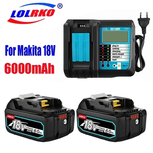 Chargeur BL1850 + DC18RC 3.0AH pour Makita 14.4V-18V Chargeurs de batterie  Li-ion