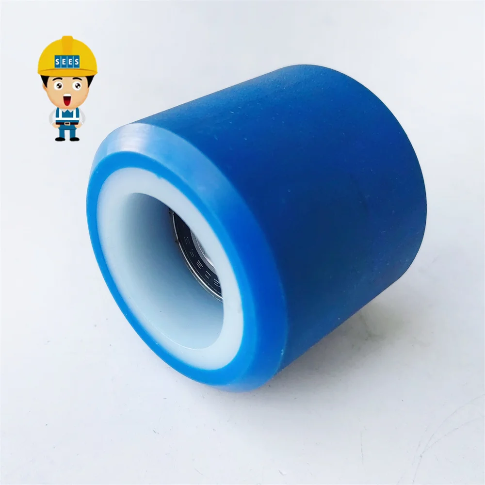 SEES 10pcs 60*55*6202 XAA290CZ1 Escalator Step Roller Escalator Tension Chain Roller OD=60mm H=55mm Bearing 6202