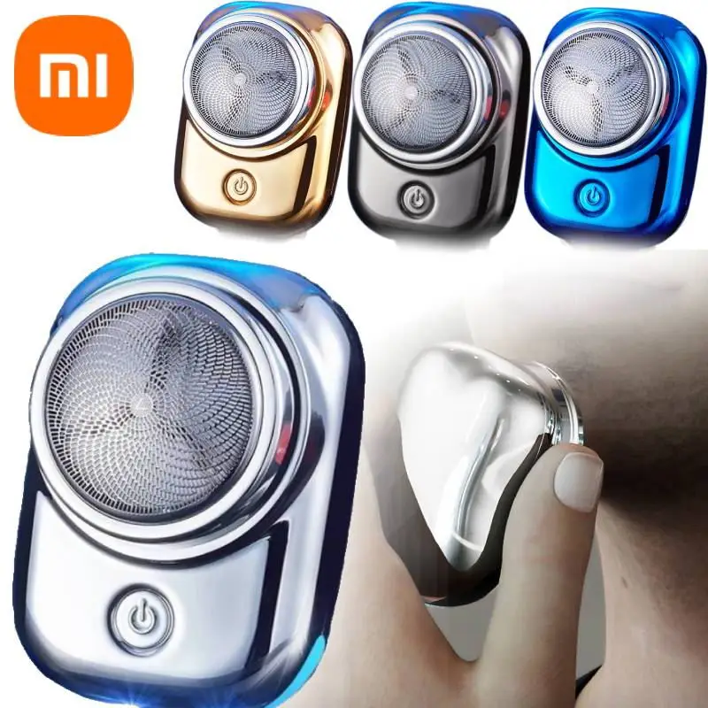 XiaomiMiniElectricTravelShaverForMenShortStubbleWashable